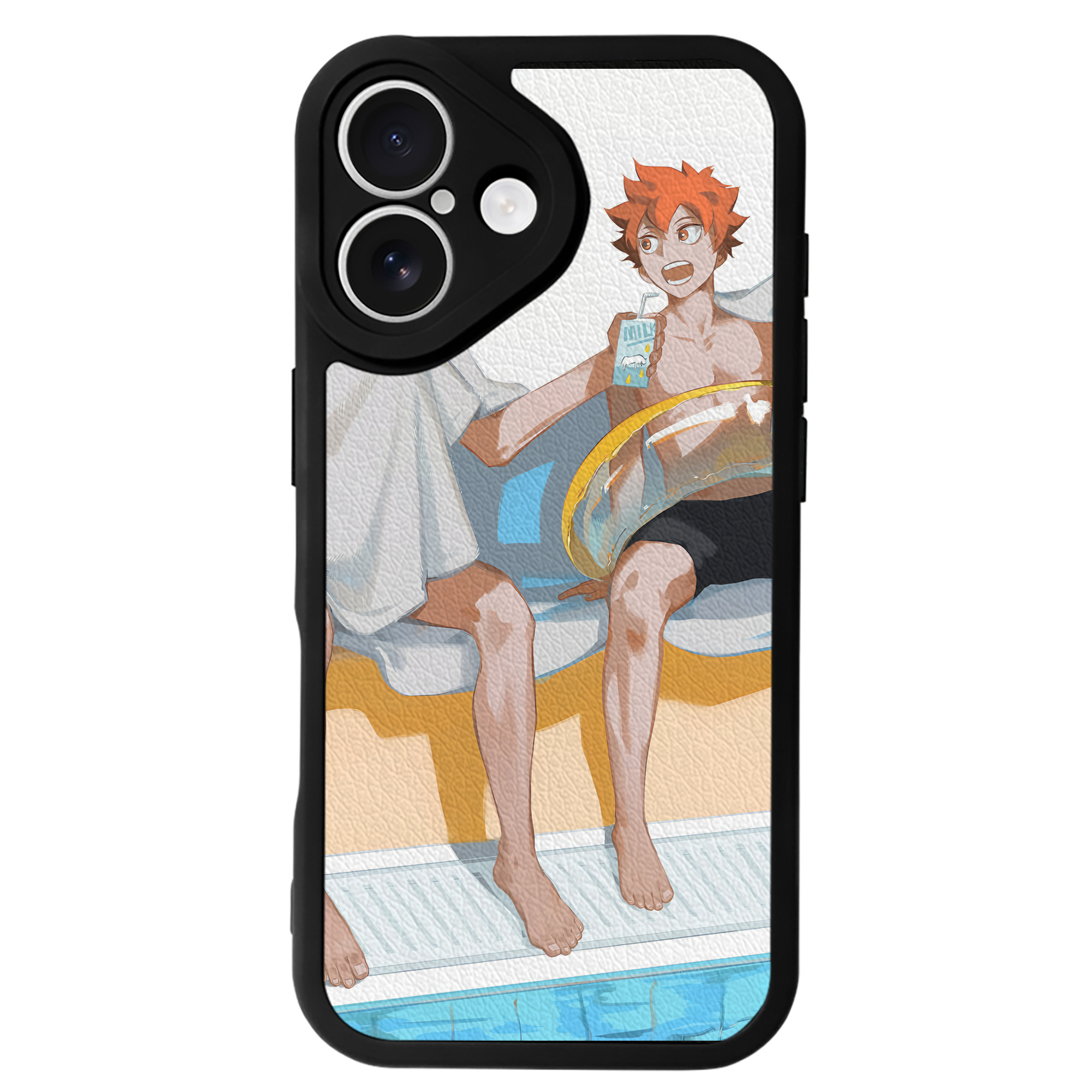 （画像用） ハイキュー!! Haikyu!! 【iPhone 16シリーズ対応】シリコンスマホケース（レザー調） 材質：シリコン